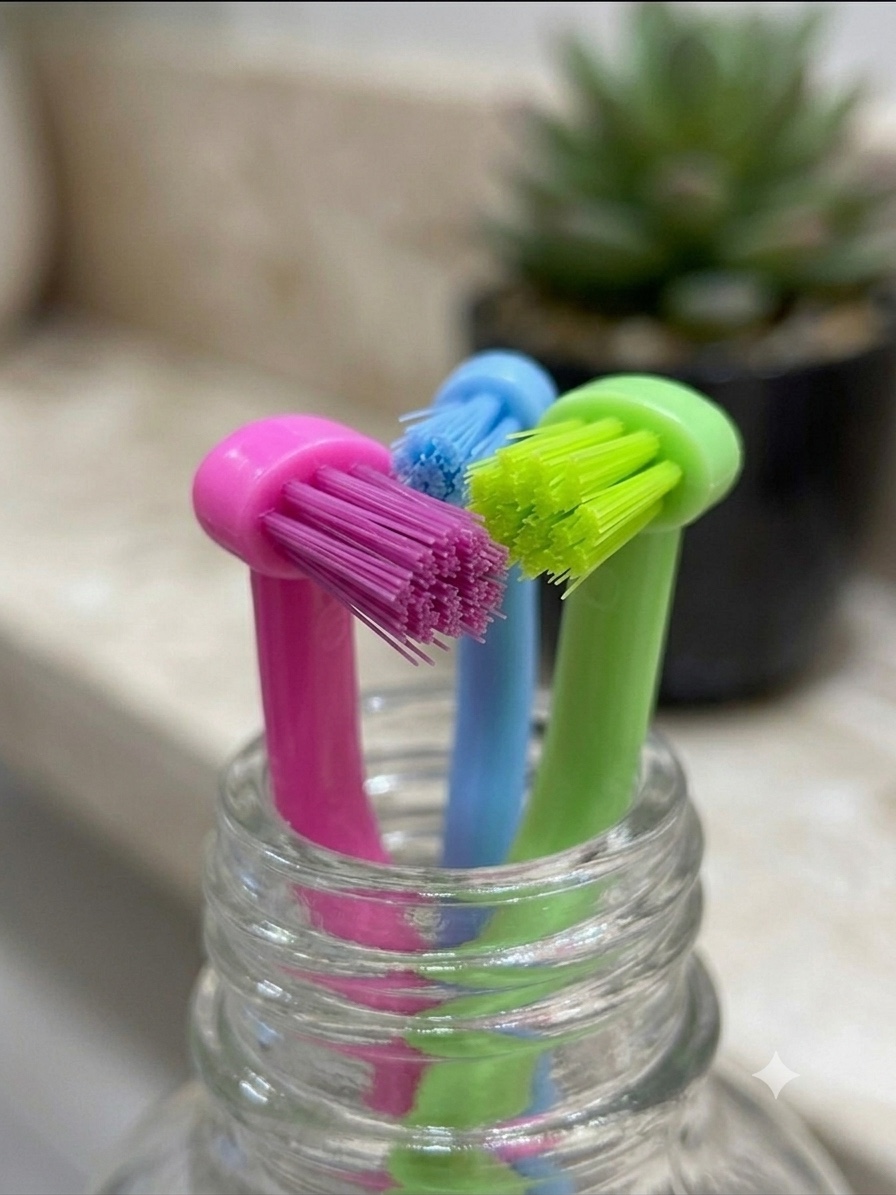 Macro das cerdas